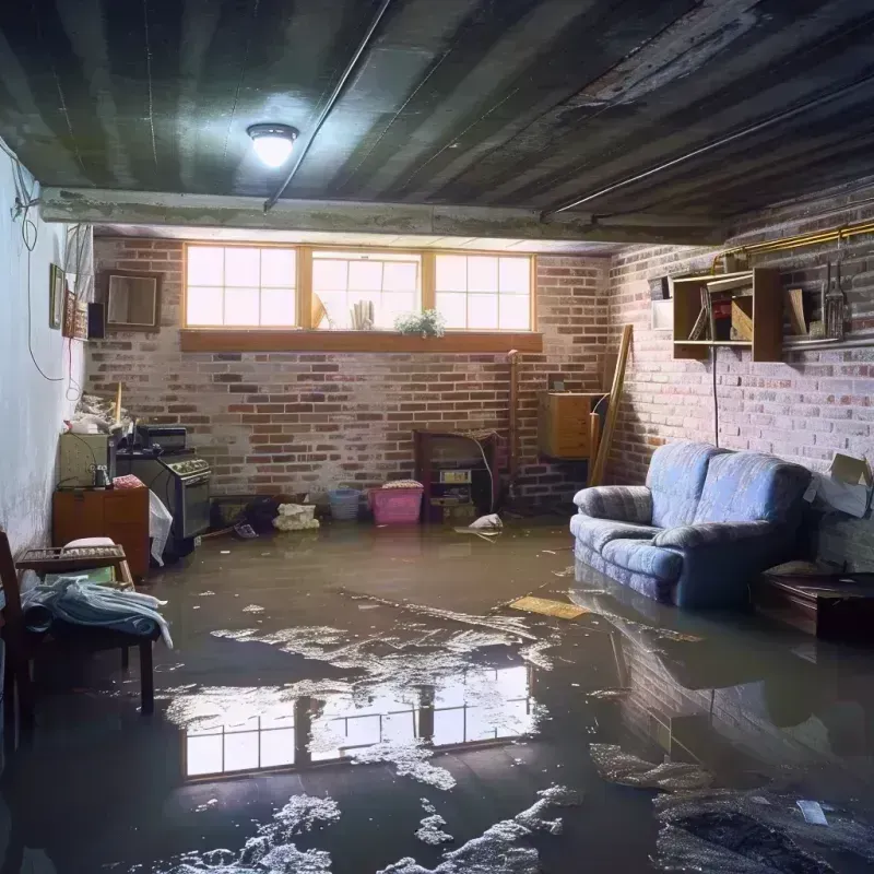 Flooded Basement Cleanup in Midway, LA